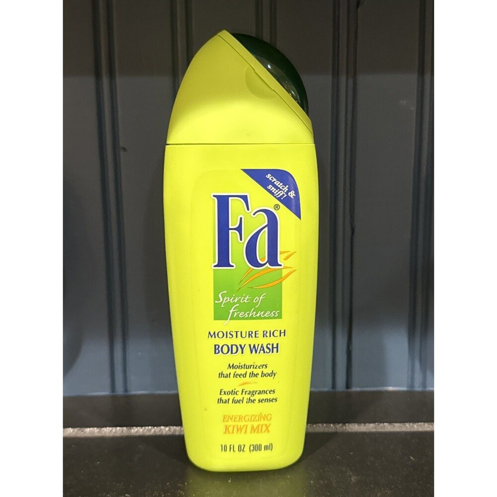 NEW! Fa Kiwi Mix FA Body Wash Spirit Of Freshness Discontinued! RARE 1999